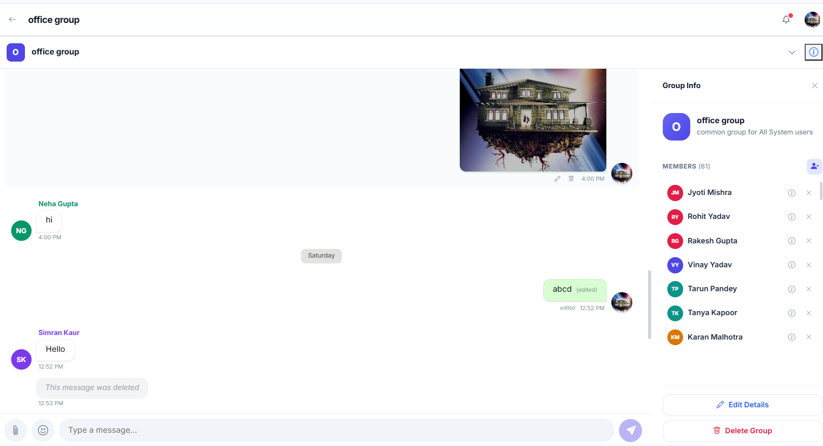 Group chat